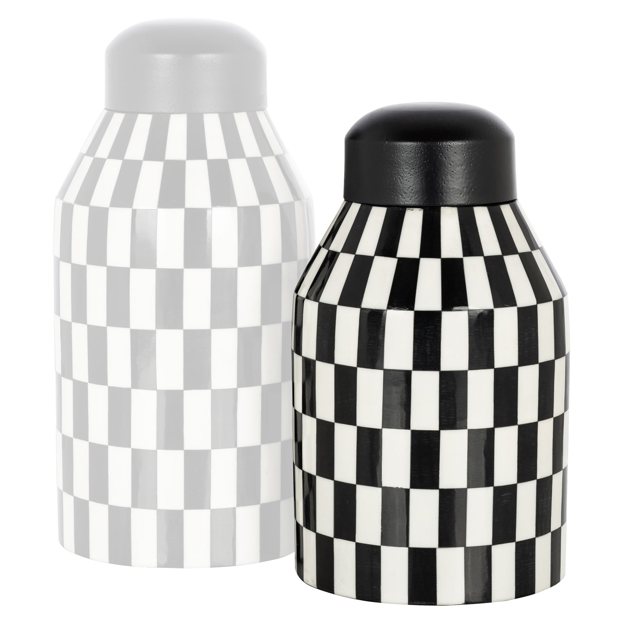Aufbewahrungsbox Malou black/white small