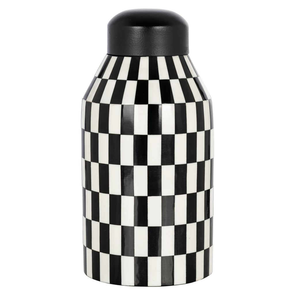 Aufbewahrungsbox Malou black/white large