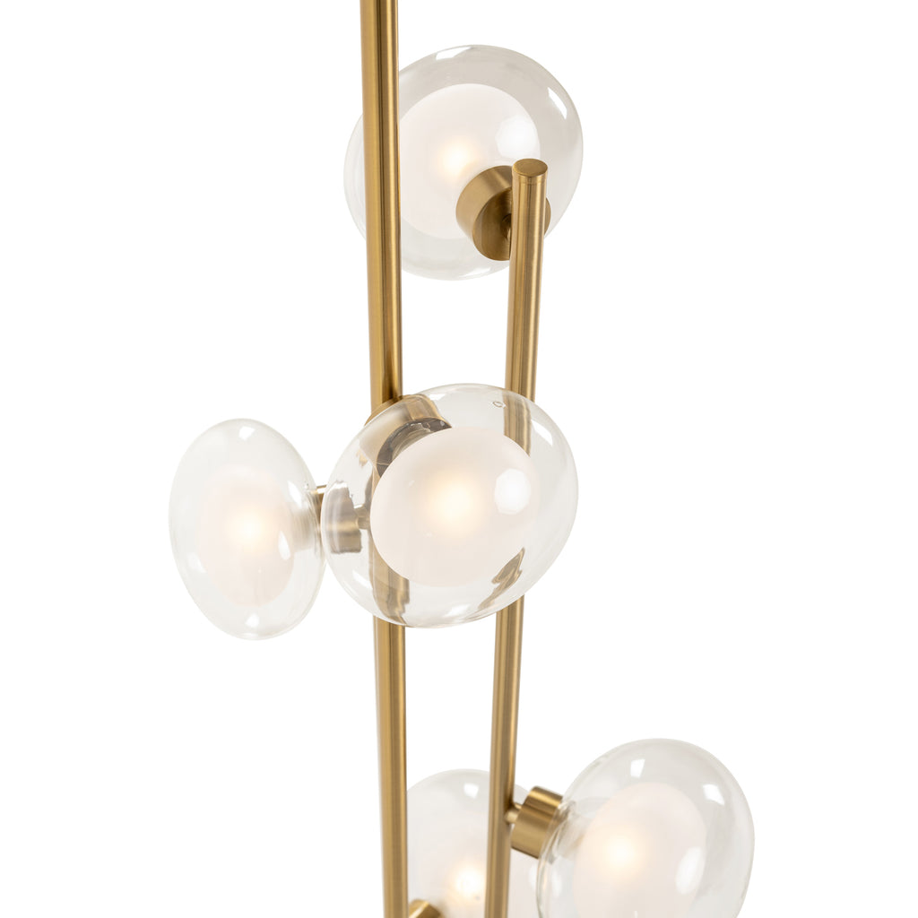 Stehlampe Luva brushed gold
