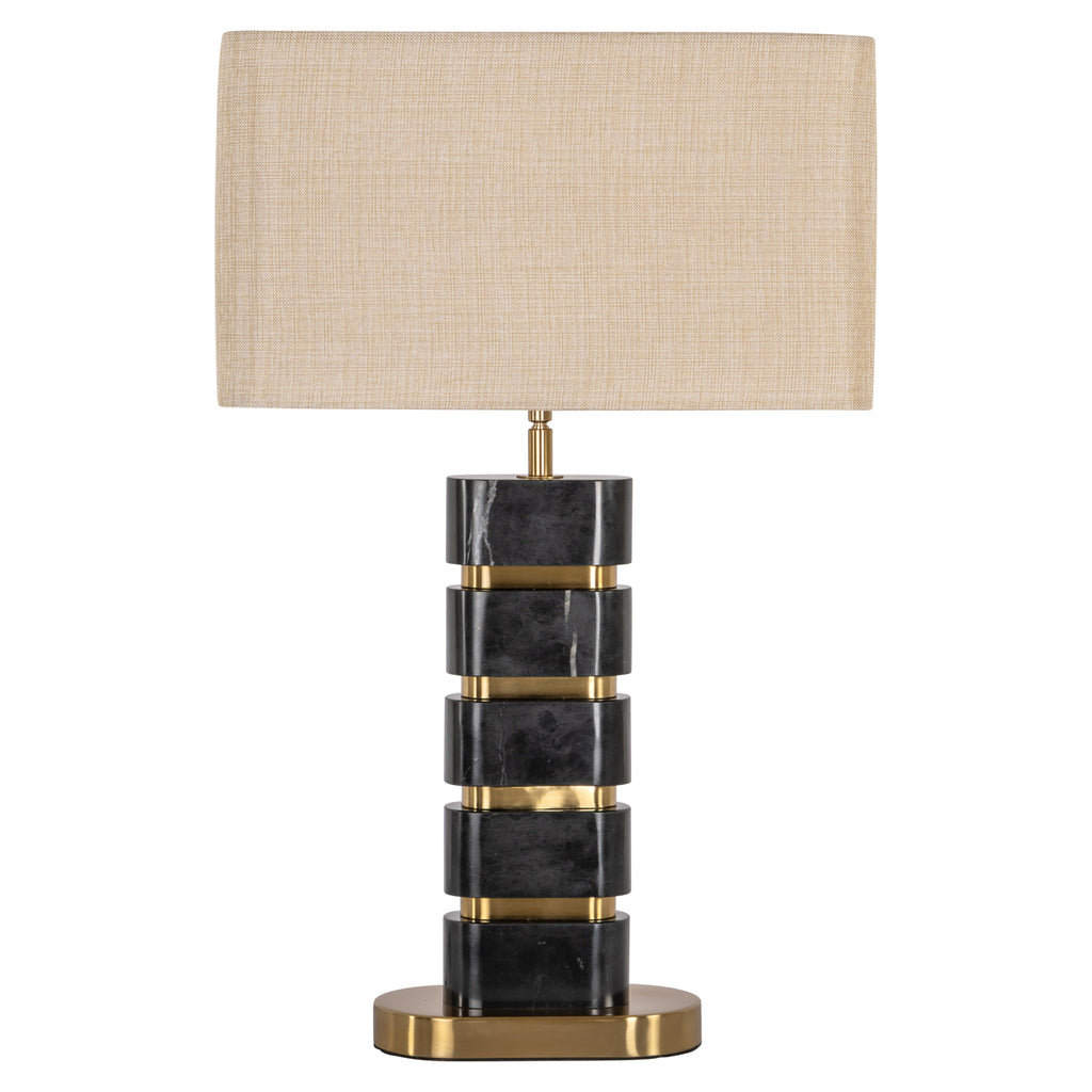 Tischlampe Levina black/gold