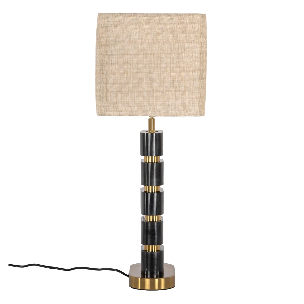 Tischlampe Levina black/gold