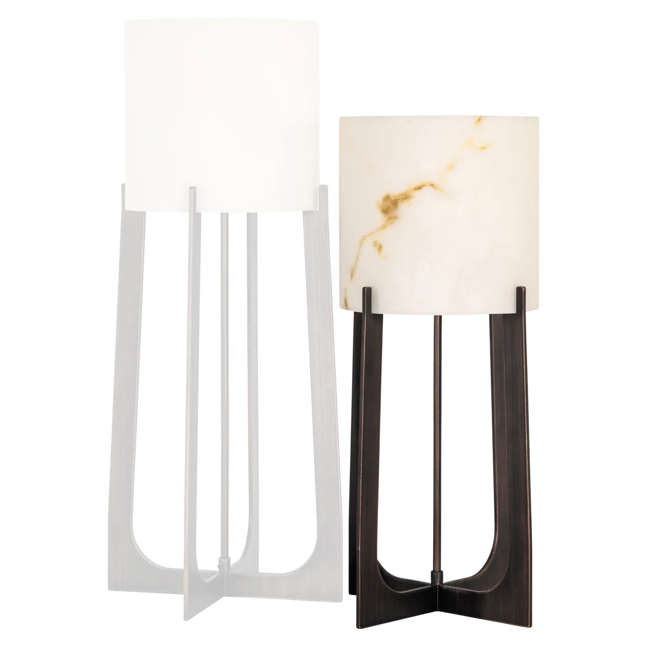 Tischlampe Loura bronze small