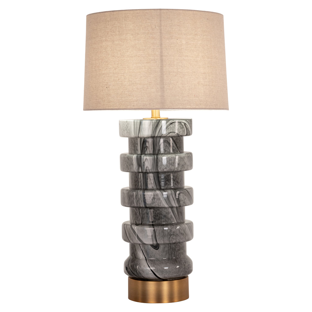 Tischlampe Jaylee black/white
