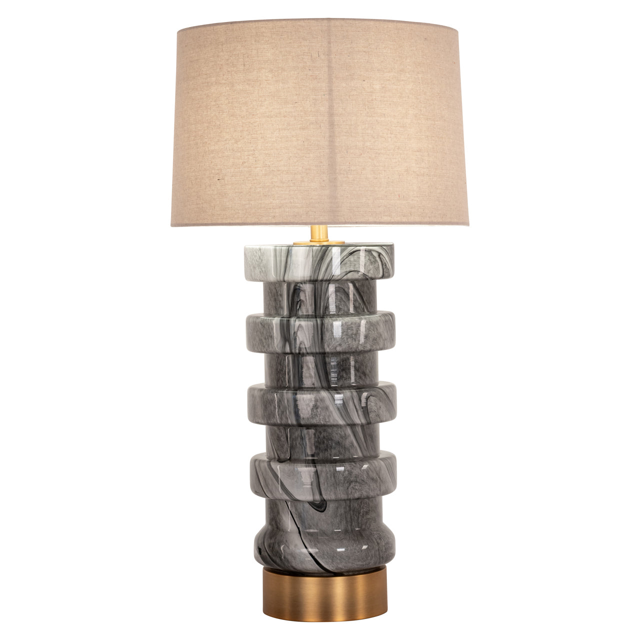 Tischlampe Jaylee black/white