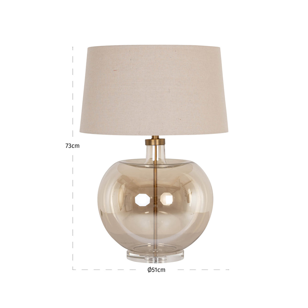 Tischlampe Jazzy amber