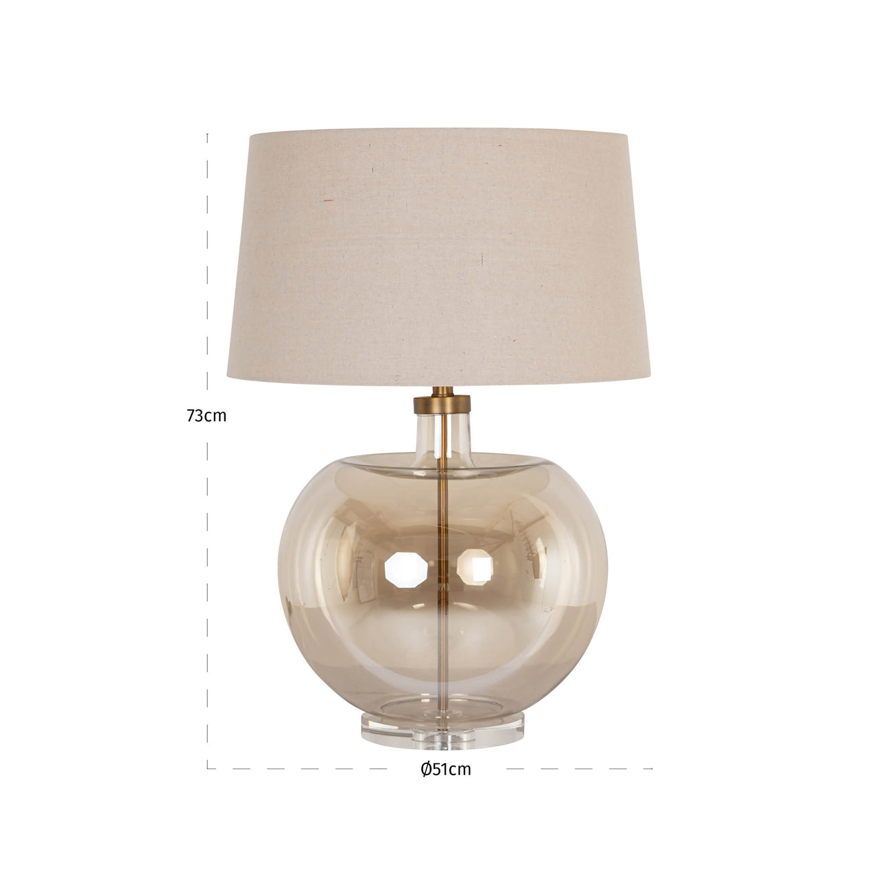 Tischlampe Jazzy amber