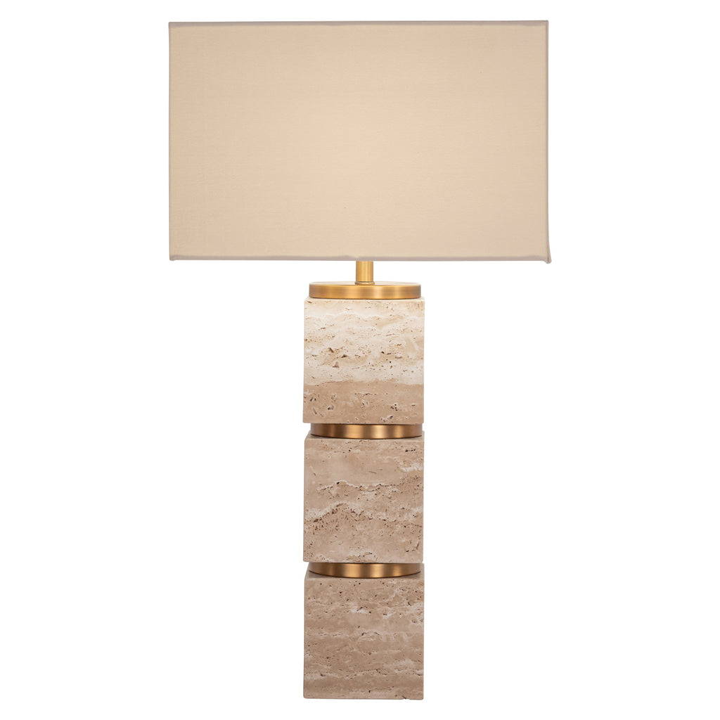 Tischlampe Jaella beige