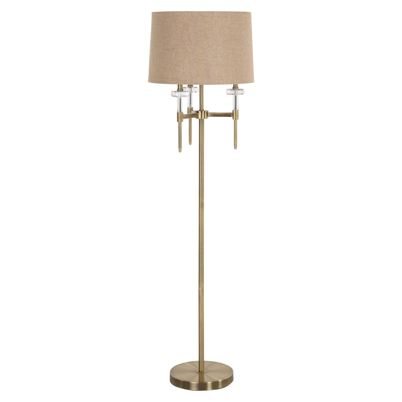 Stehlampe Josie brushed gold