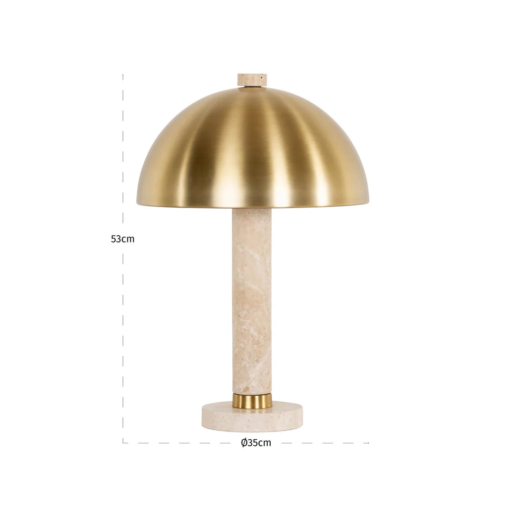 Tischlampe Jara brushed gold