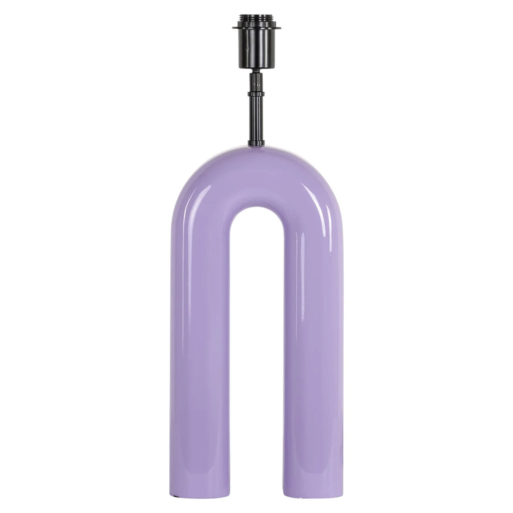 Tischlampe Elvine purple