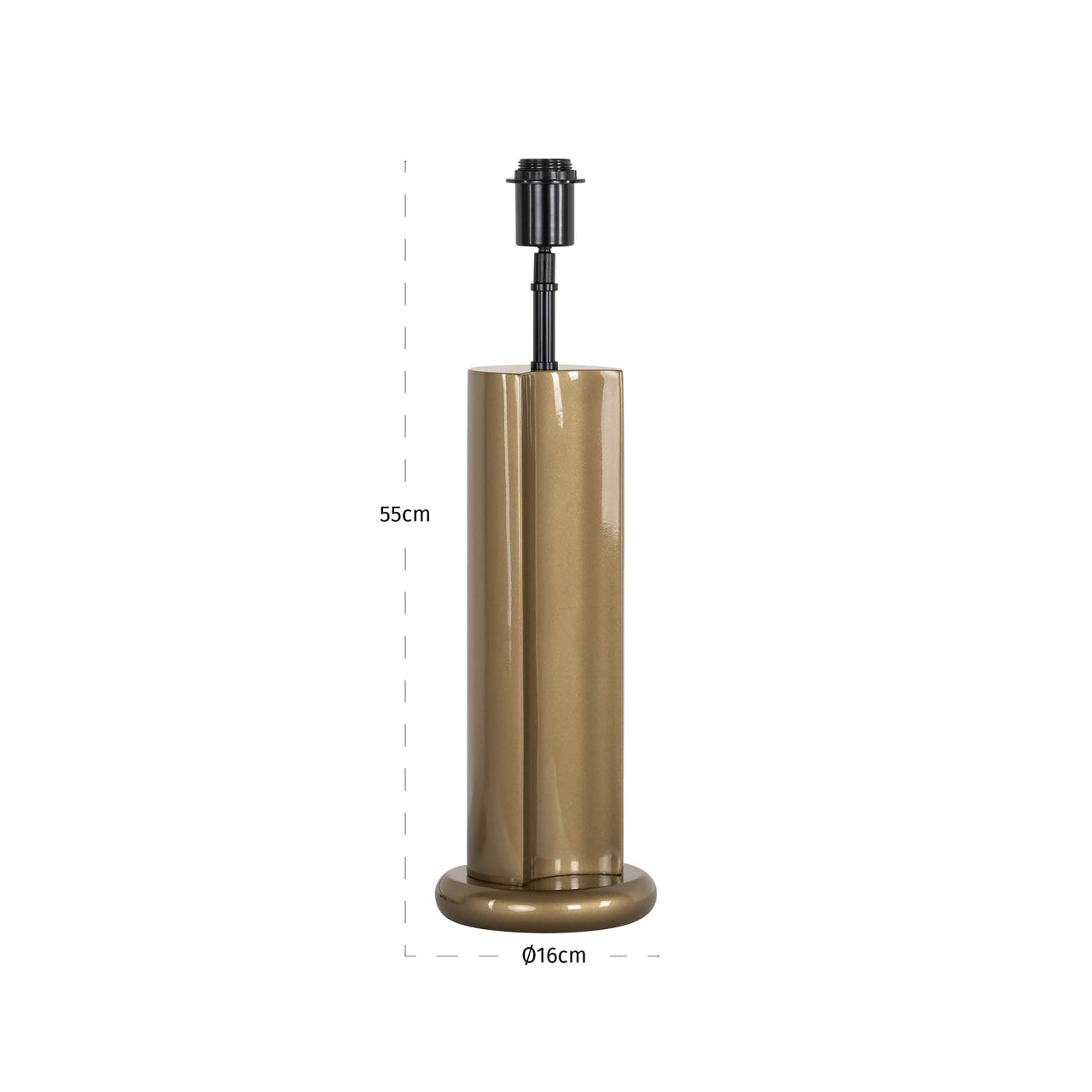 Tischlampe Jessly gold