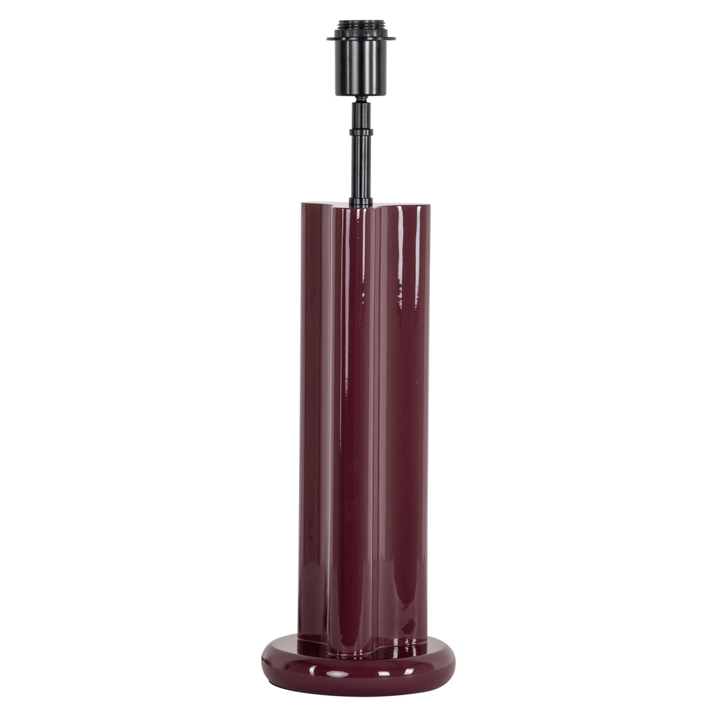 Tischlampe Alina burgundy