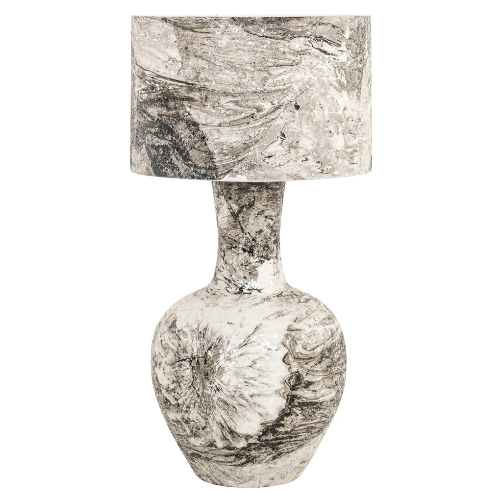 Tischlampe Cecile black/white