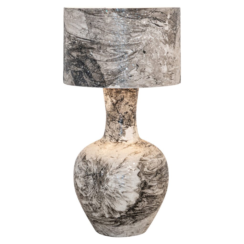 Tischlampe Cecile black/white