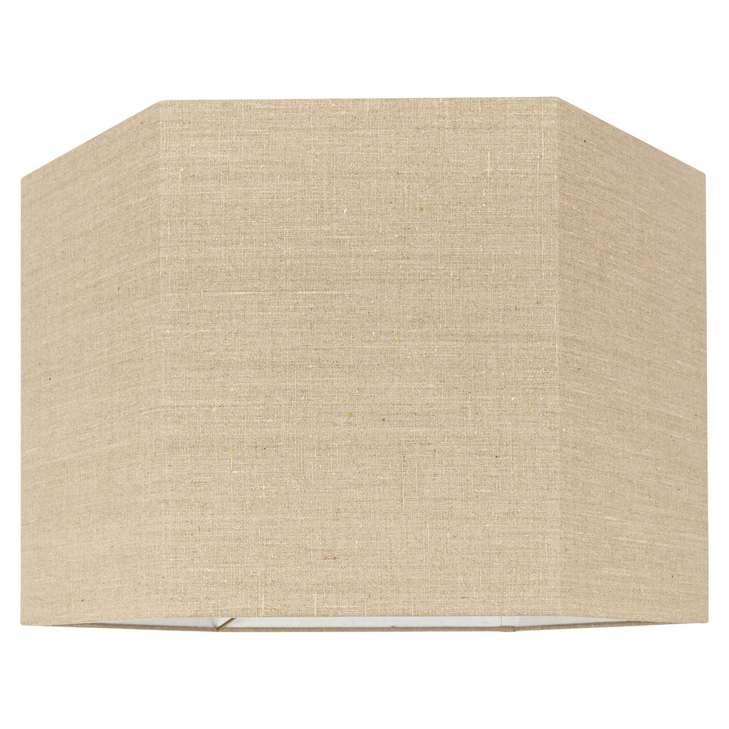 Lampenschirm Sally sand hexagonal XL