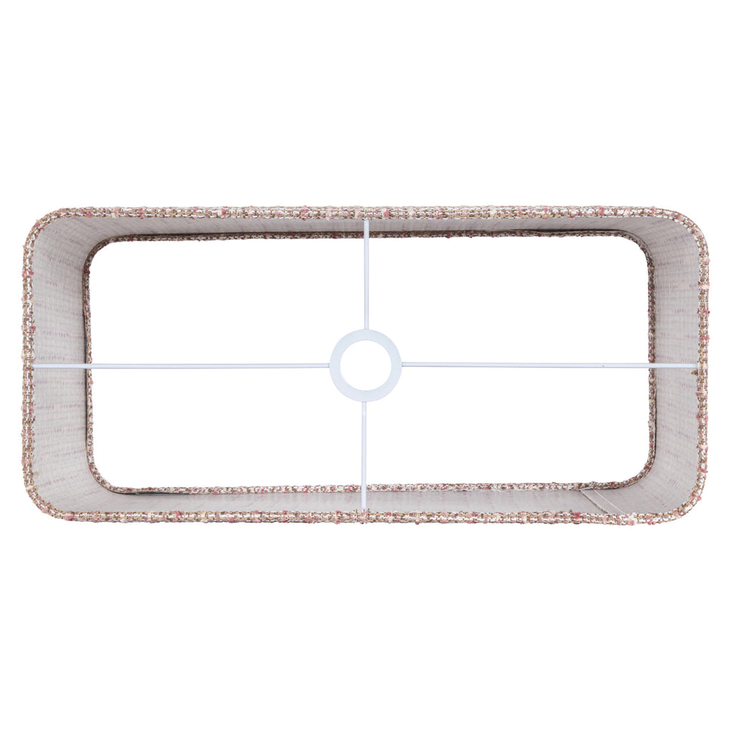 Lampenschirm Live trendy rose rectangle large