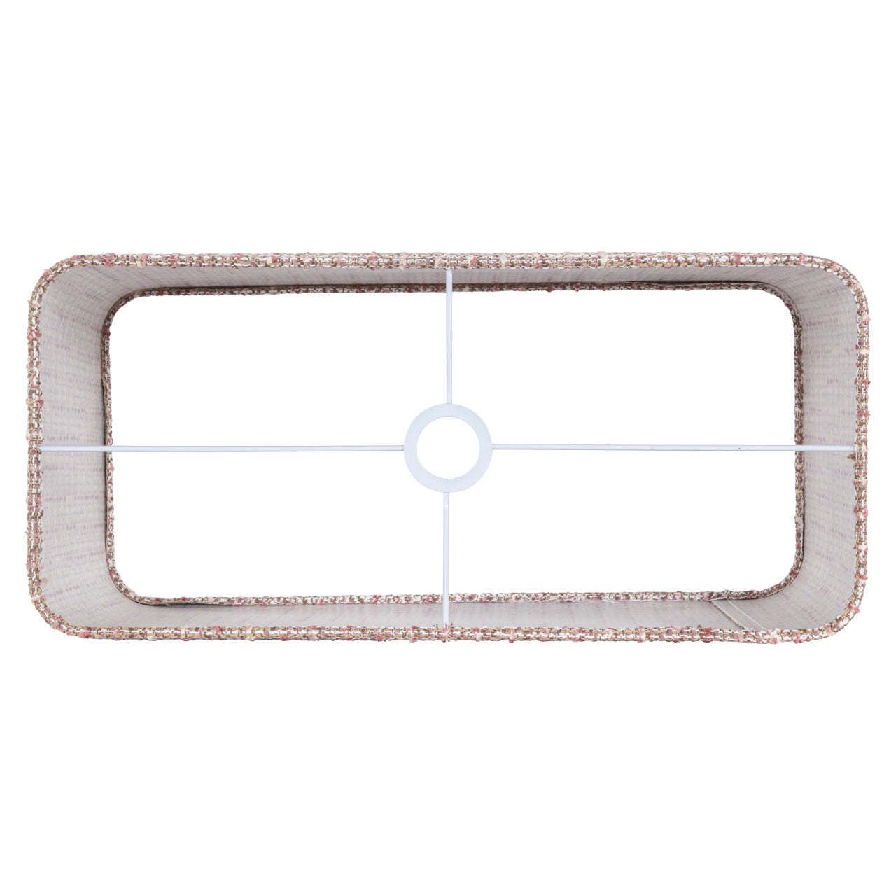 Lampenschirm Live trendy rose rectangle large