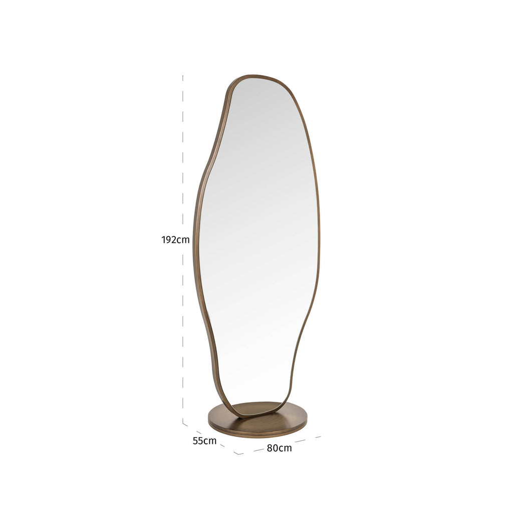 Spiegel Jalyce brushed gold
