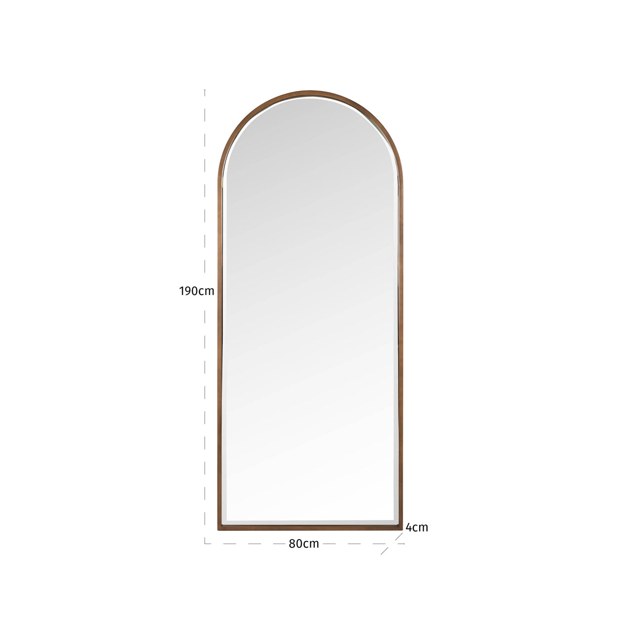 Spiegel Maylinn brushed gold