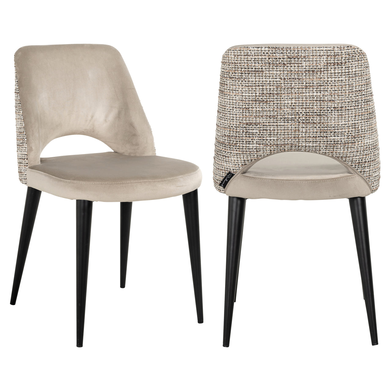 Esszimmerstuhl Tabitha trendy nature fire retardant (Set of 2)