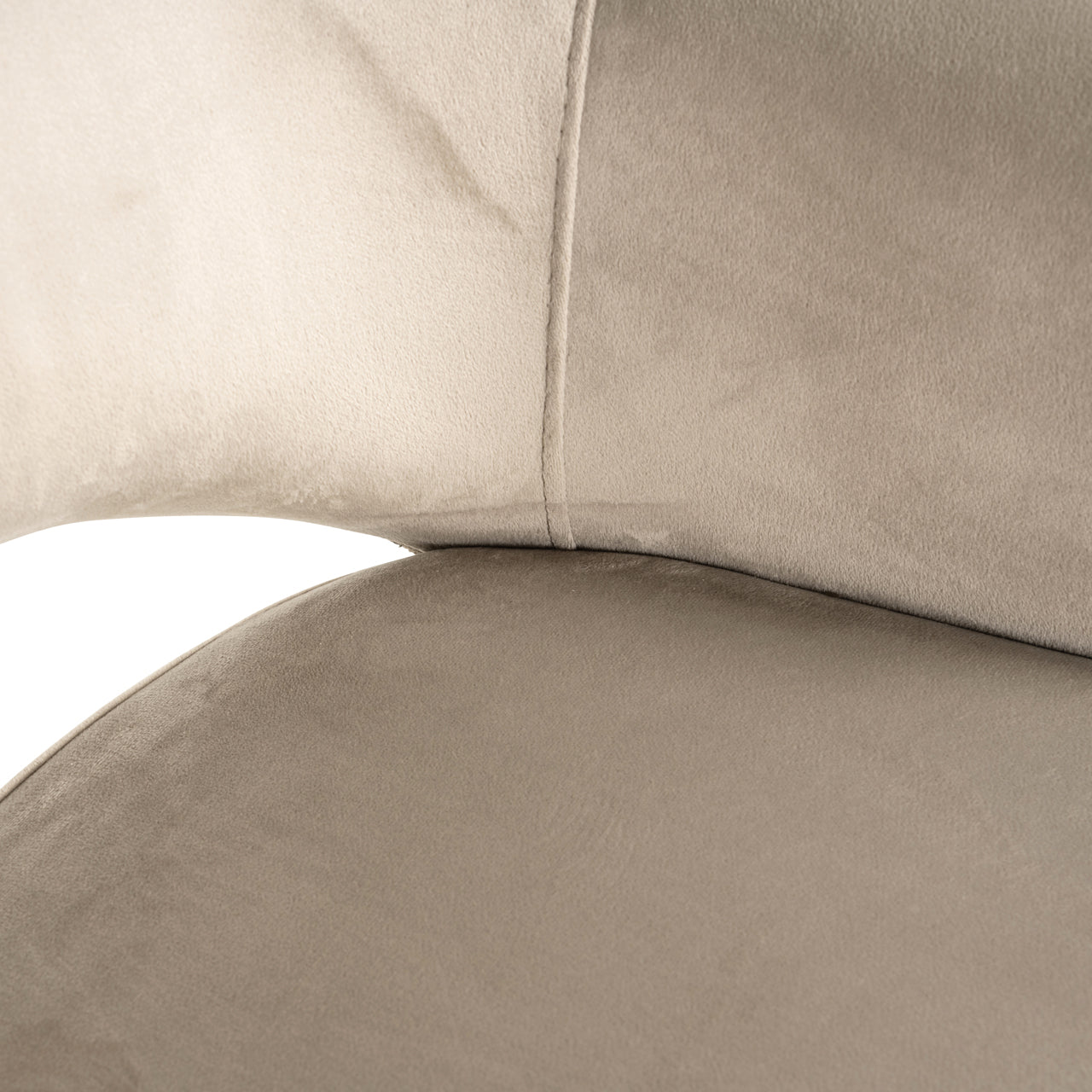 Esszimmerstuhl Giovanna trendy nature / khaki velvet fire retardant