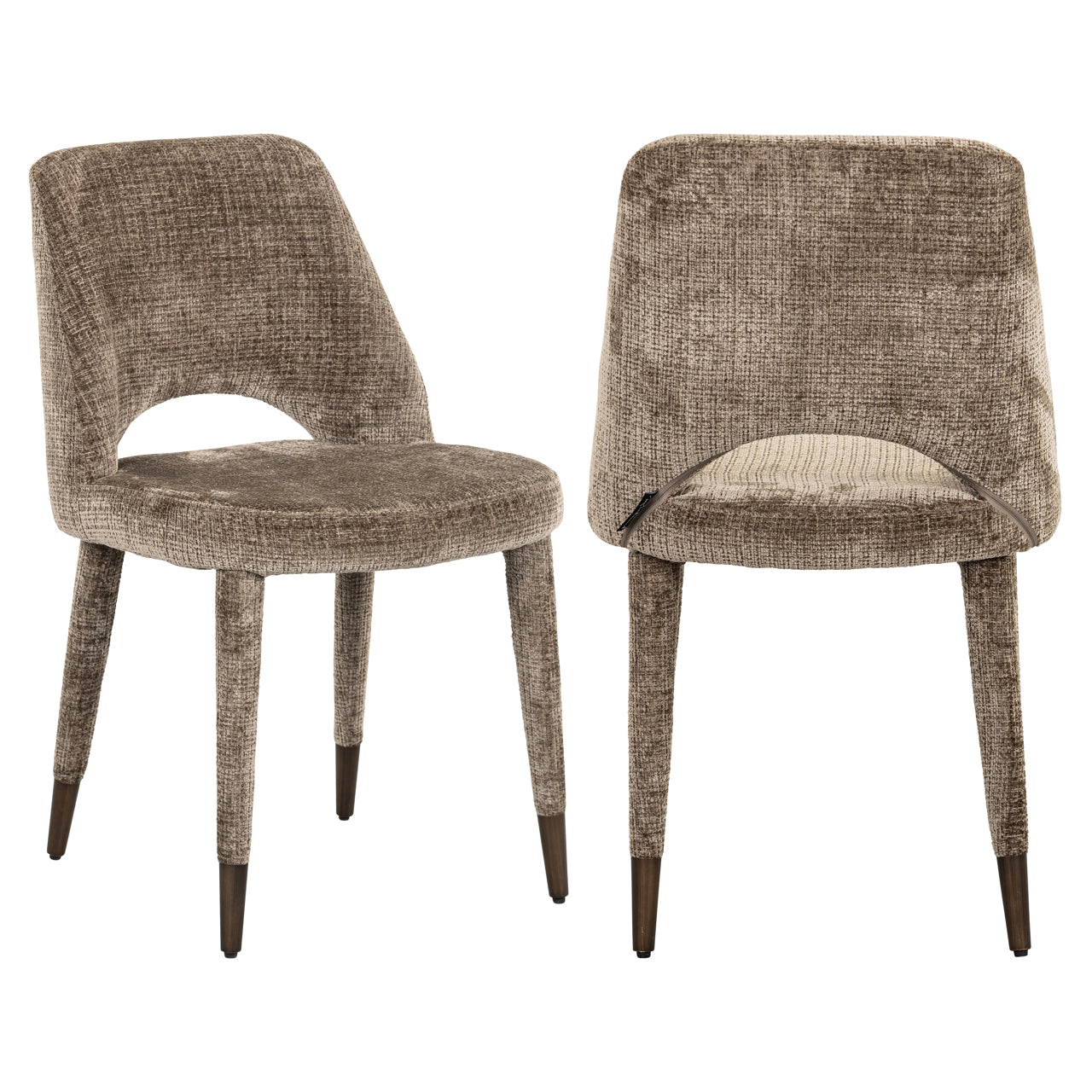 Esszimmerstuhl Cecilia niagara stone fire retardant (Set of 2)