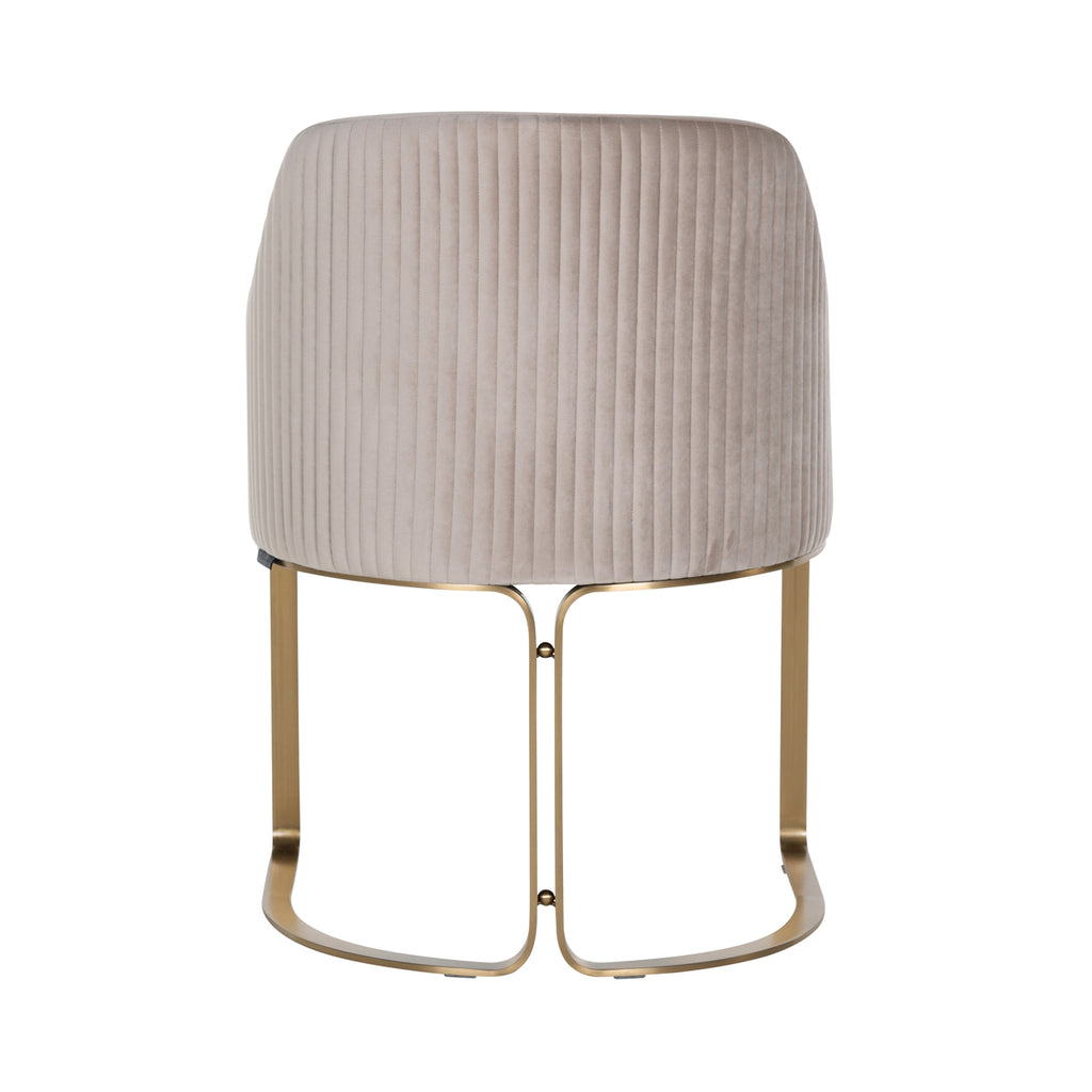 Esszimmerstuhl Hadley khaki velvet fire retardant