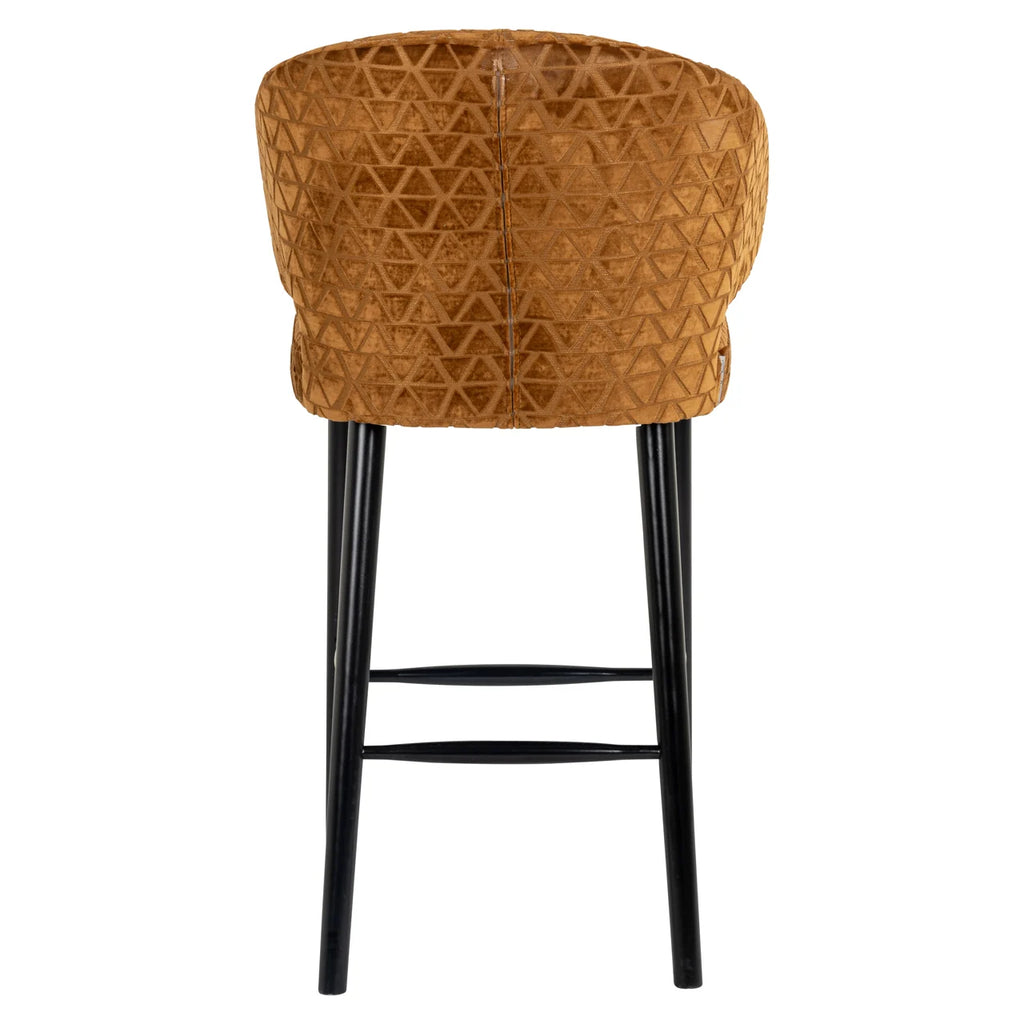 Barhocker Indigo old gold triangle