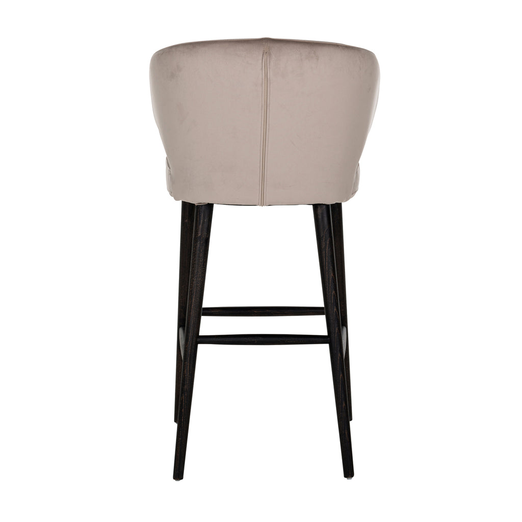 Barhocker Indigo khaki velvet