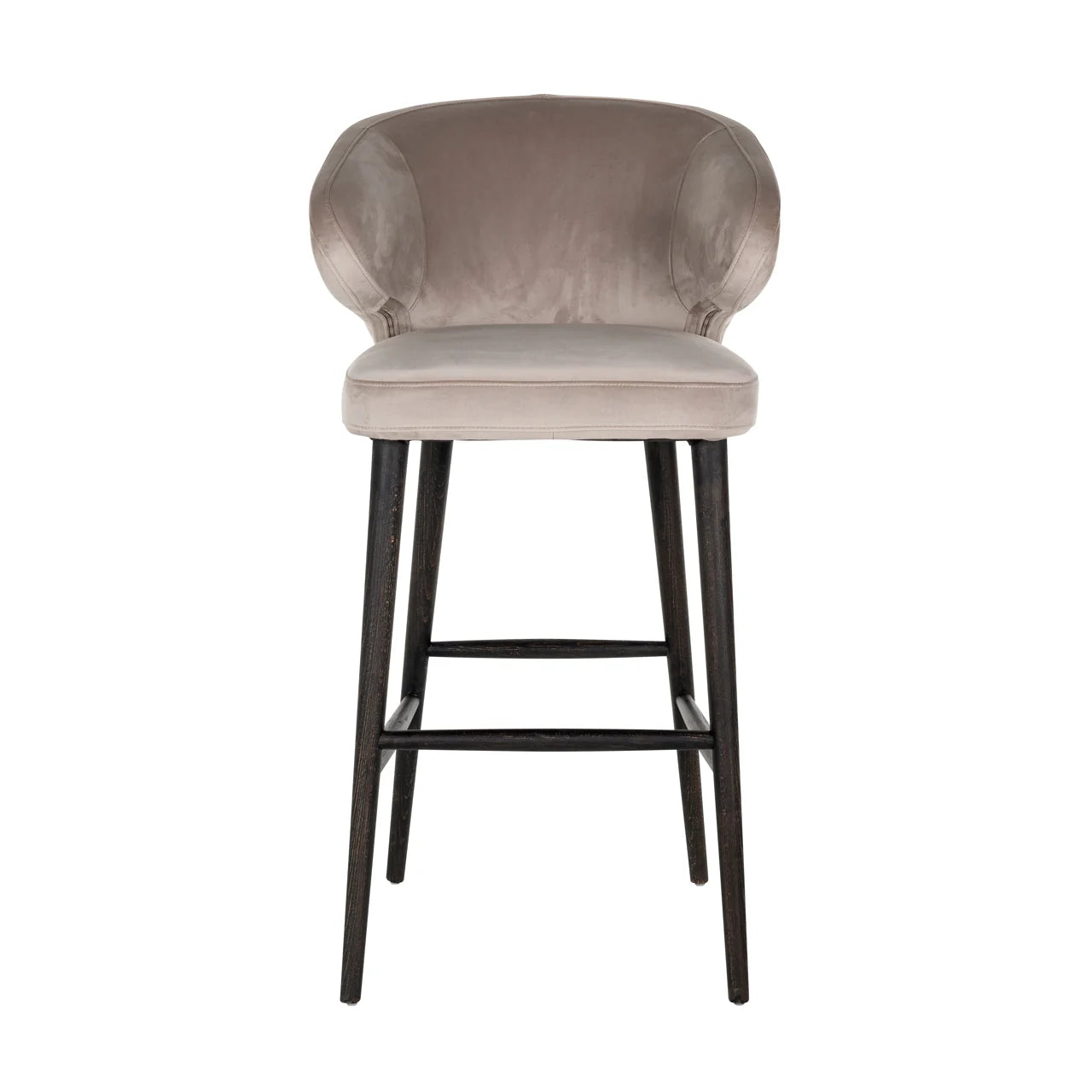 Barhocker Indigo khaki velvet