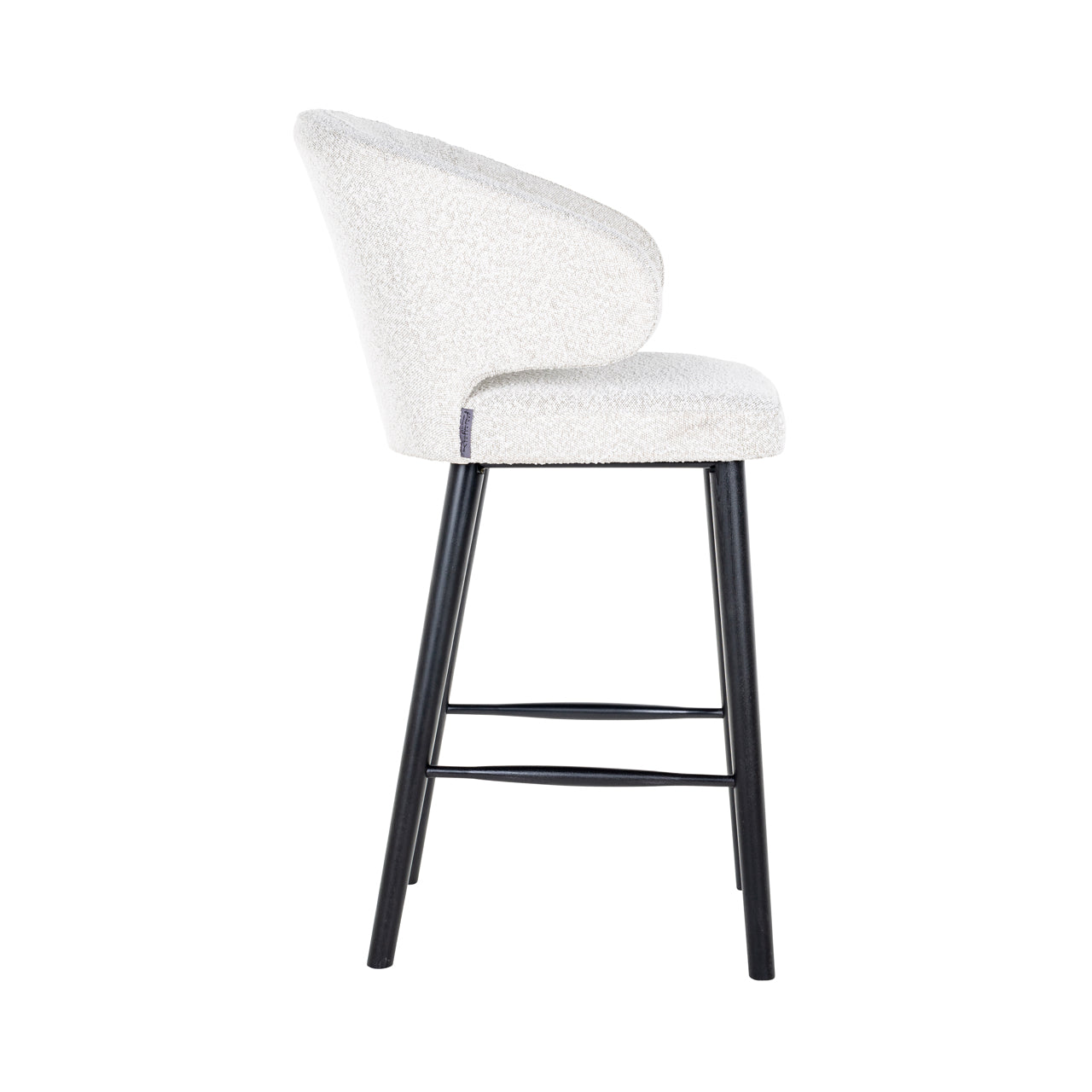 Barhocker Indigo white bouclé