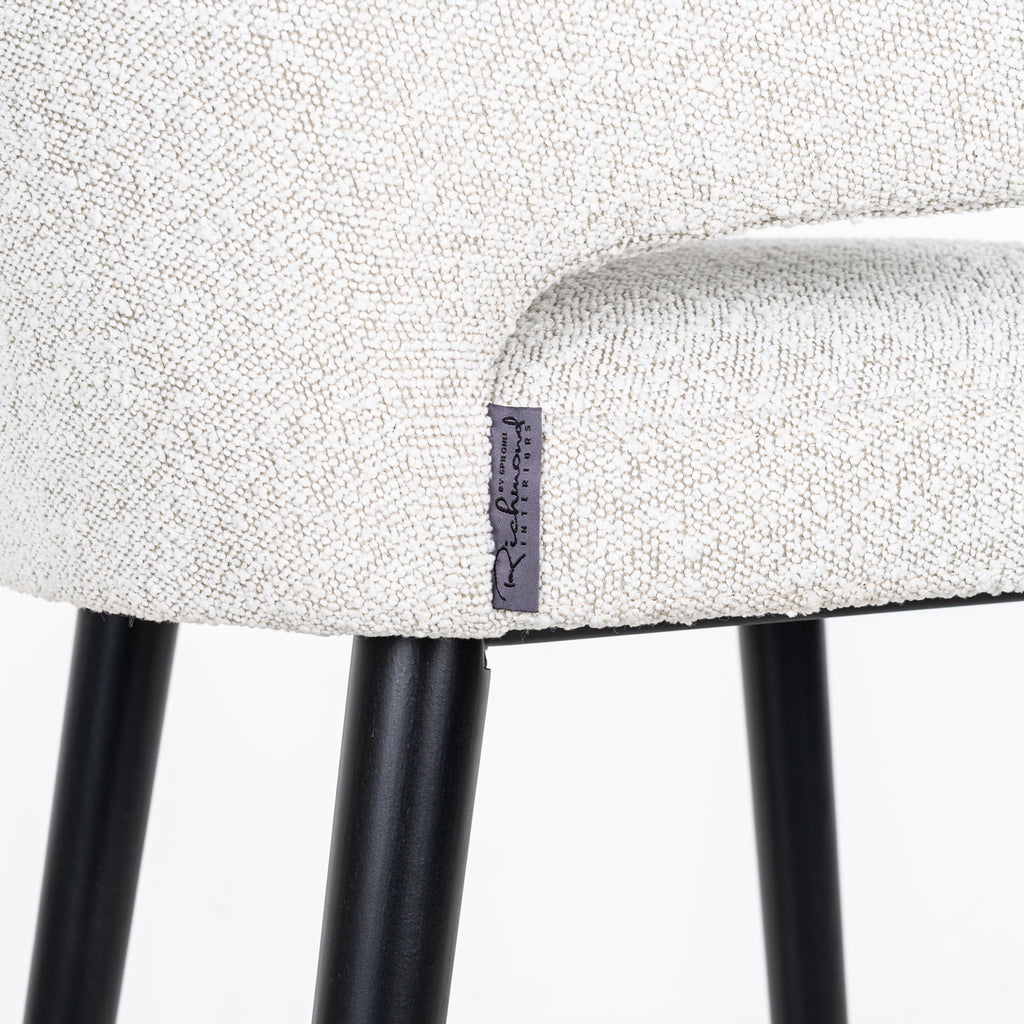 Barhocker Indigo white bouclé