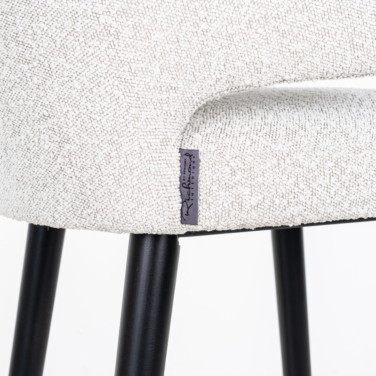 Barhocker Indigo white bouclé