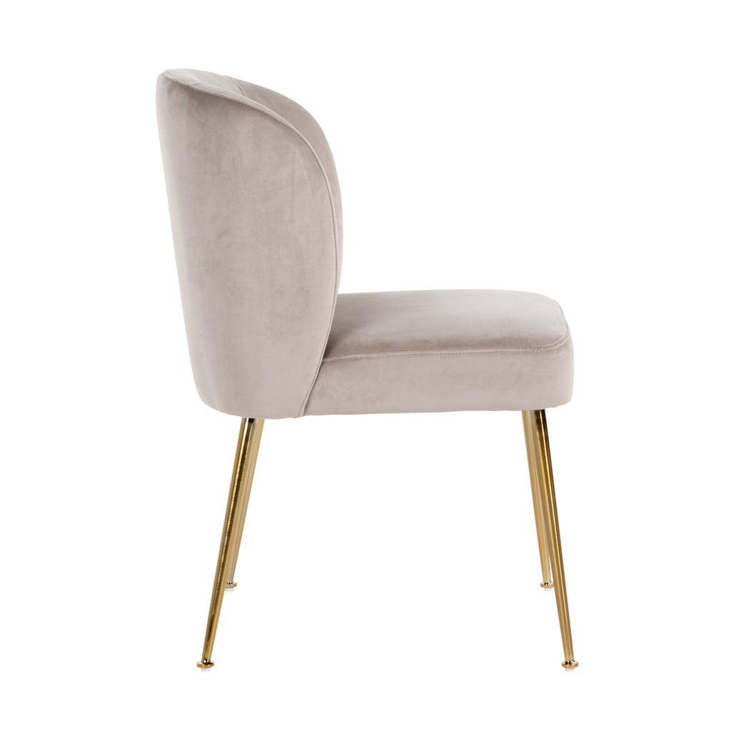 Esszimmerstuhl Cannon khaki velvet