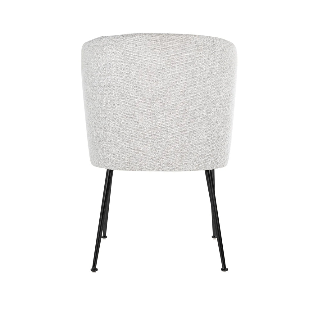 Esszimmerstuhl Fallon white bouclé