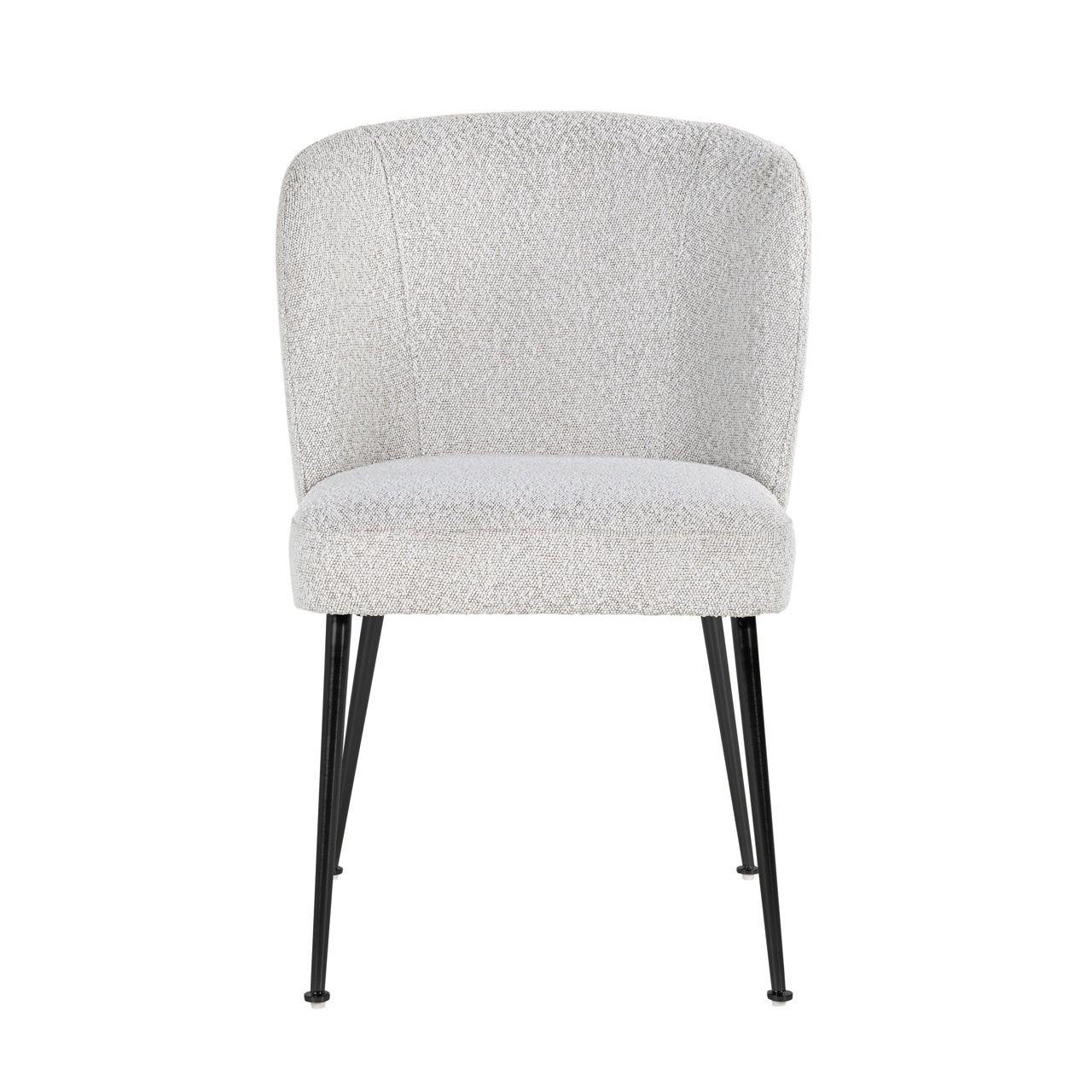 Esszimmerstuhl Fallon white bouclé