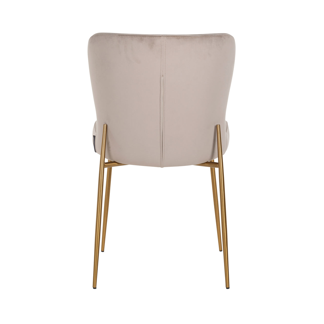 Esszimmerstuhl Odessa khaki velvet fire retardant (Set of 2)