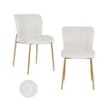 Esszimmerstuhl Odessa white bouclé (Set of 2)