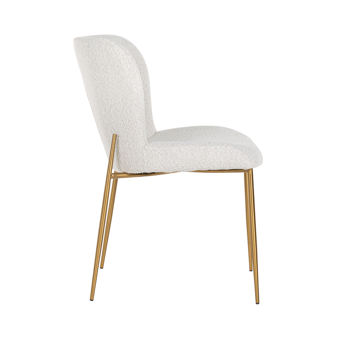 Esszimmerstuhl Odessa white bouclé (Set of 2)