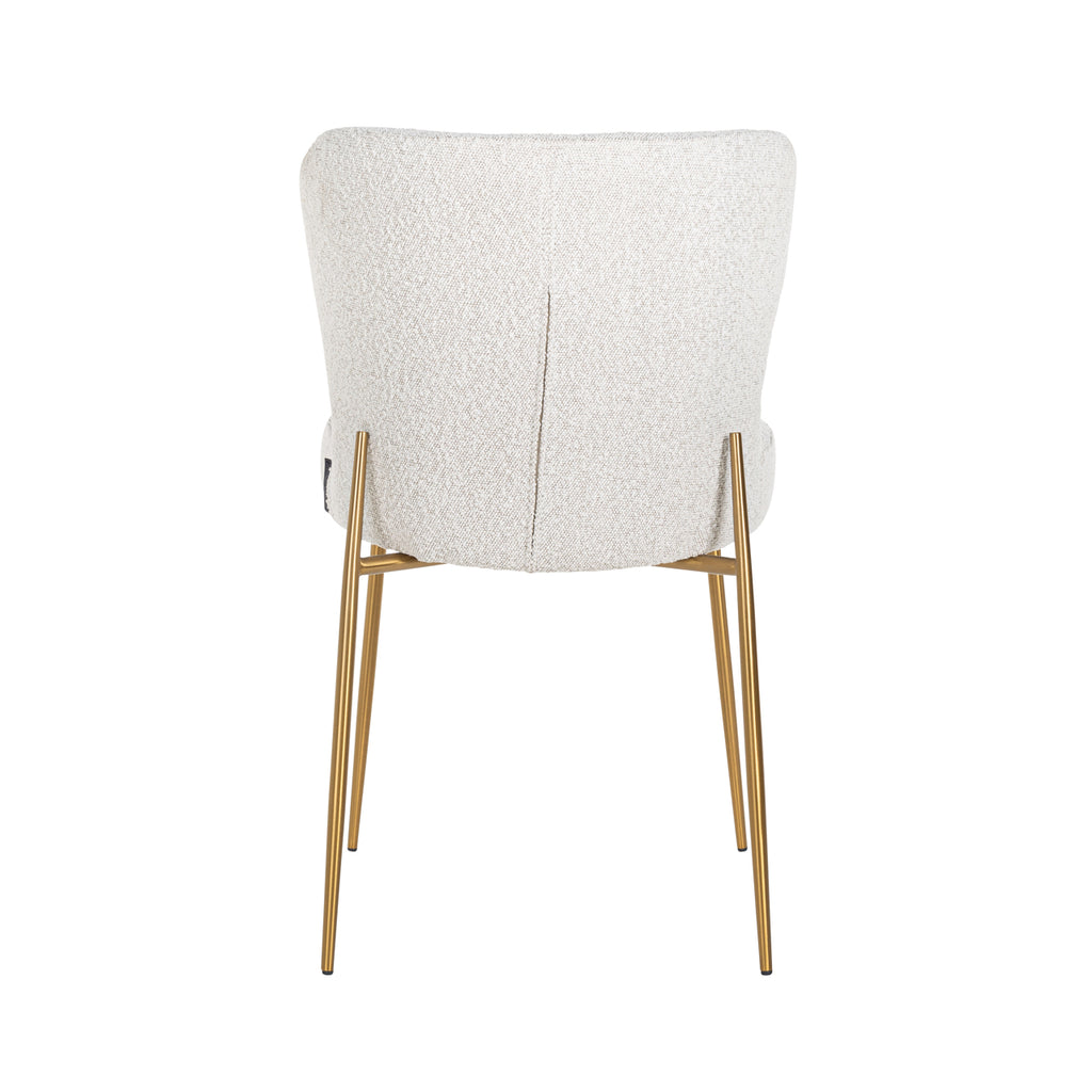 Esszimmerstuhl Odessa white bouclé (Set of 2)