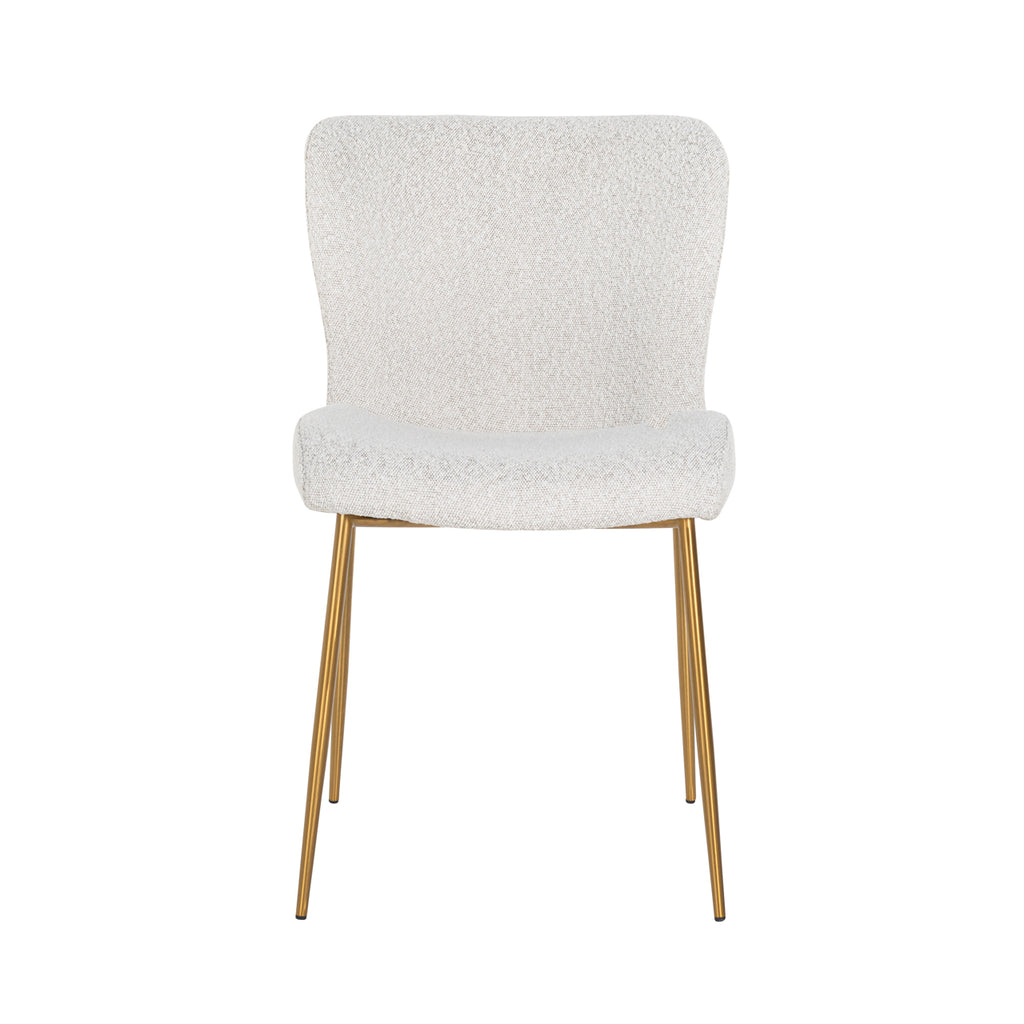Esszimmerstuhl Odessa white bouclé (Set of 2)