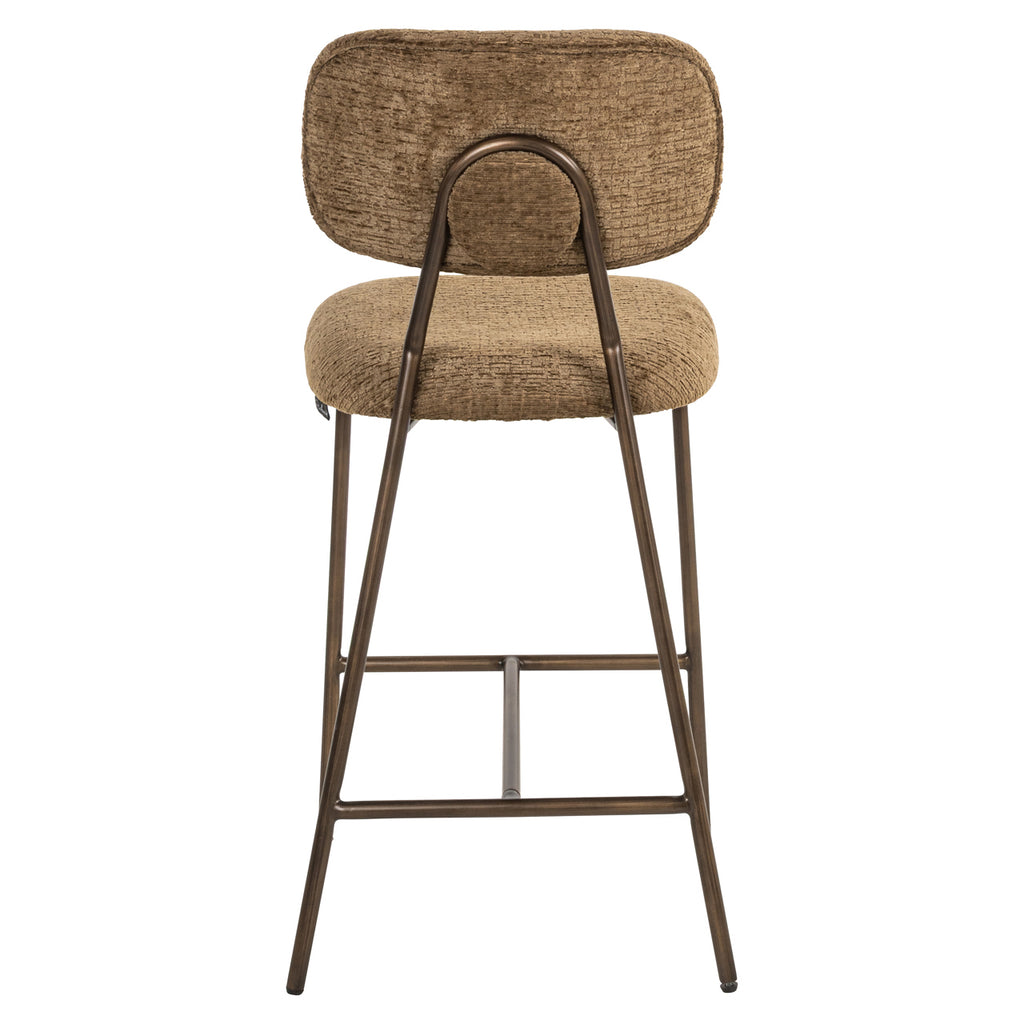 Thekenstuhl Xenia brandy fusion fire retardant (Set of 2)