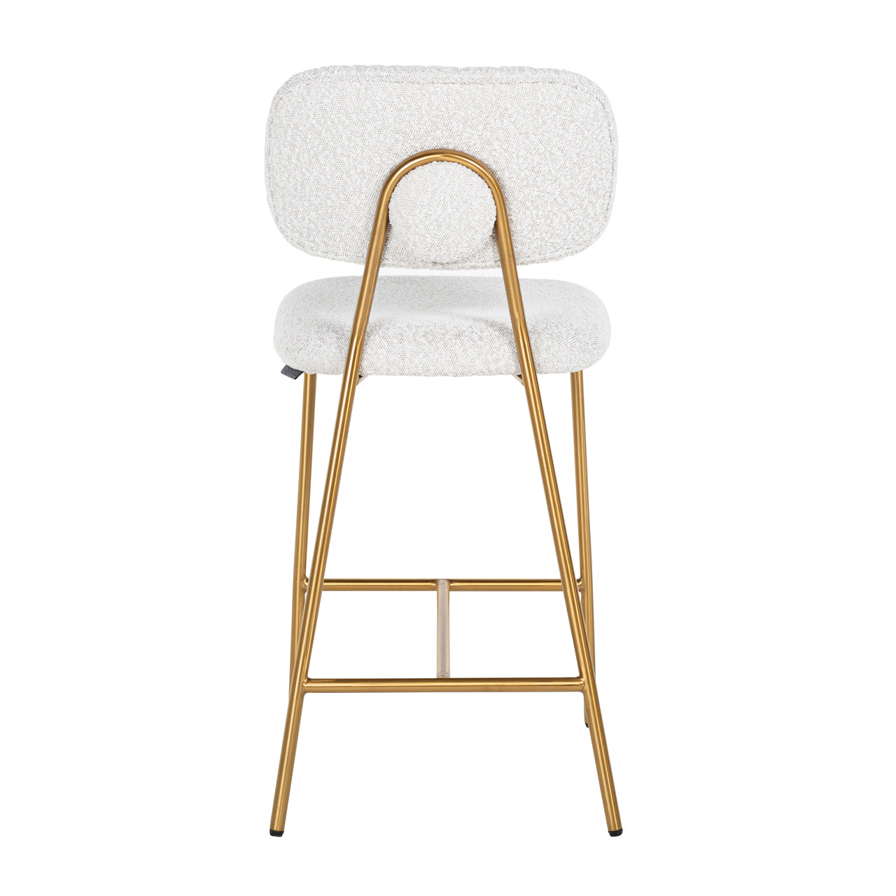 Thekenstuhl Xenia white bouclé (Set of 2)