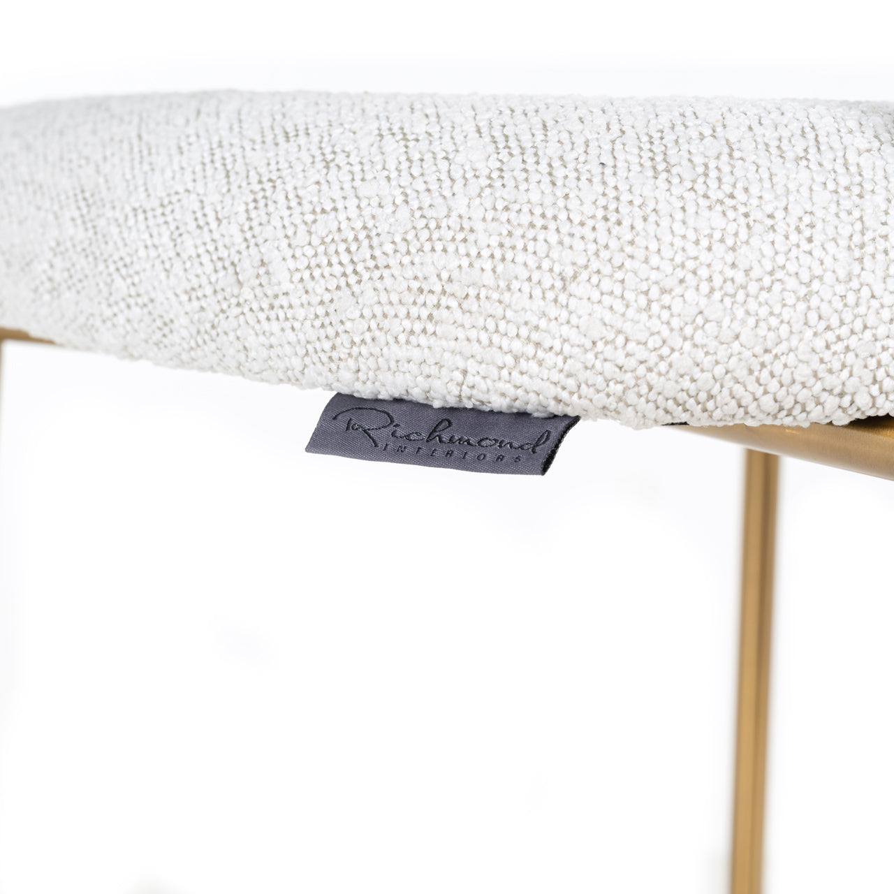 Thekenstuhl Xenia white bouclé (Set of 2)