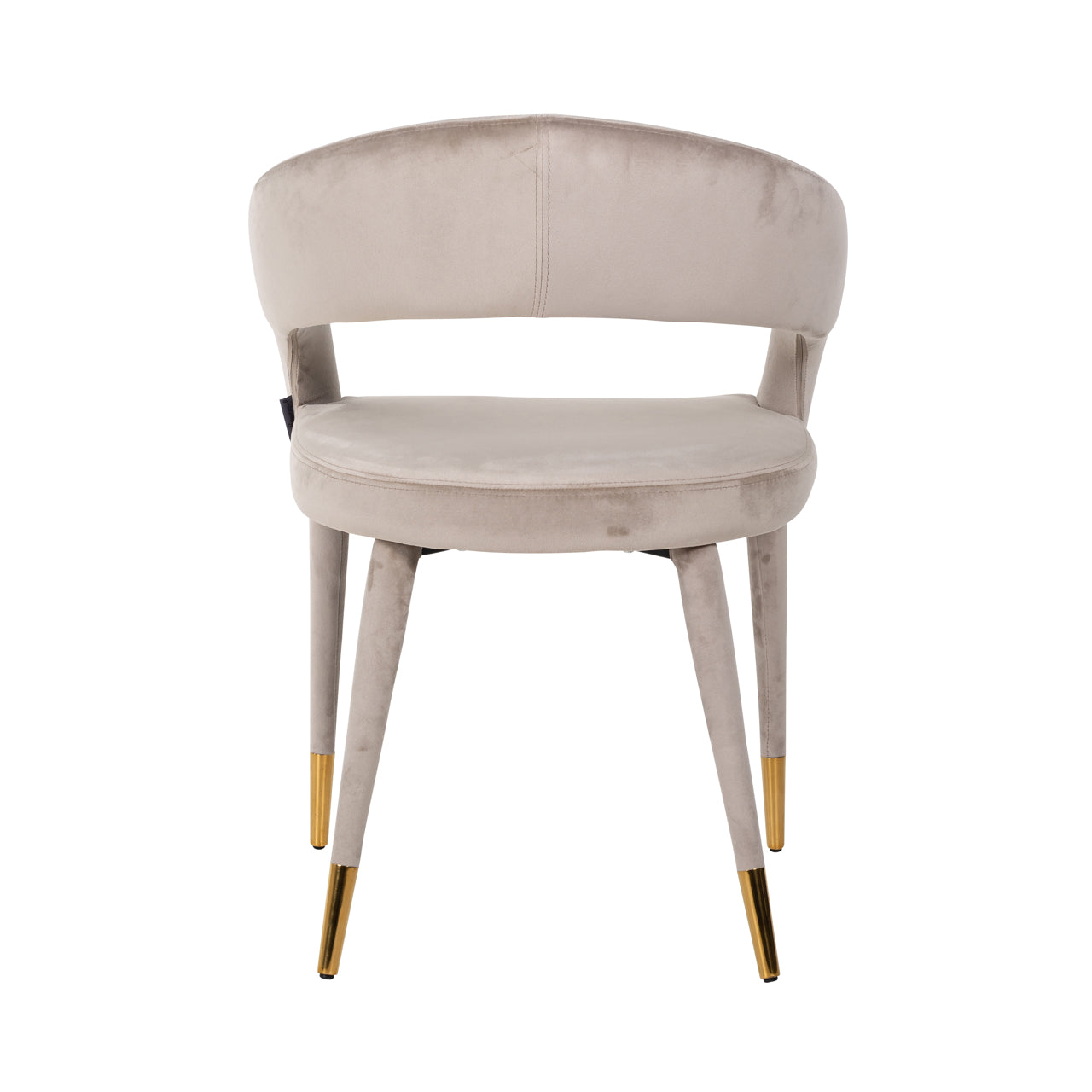 Esszimmerstuhl Gia khaki velvet fire retardant