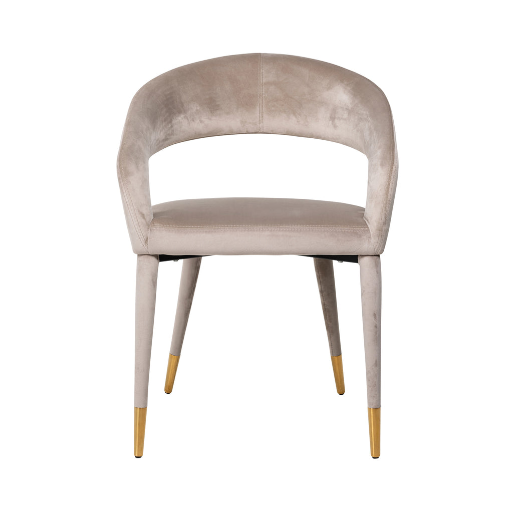 Esszimmerstuhl Gia khaki velvet fire retardant