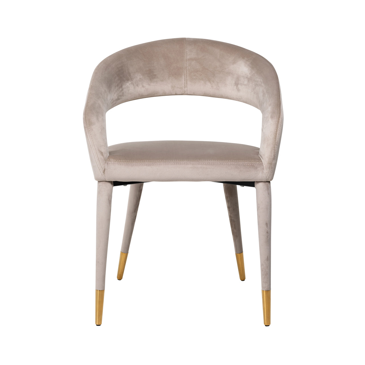 Esszimmerstuhl Gia khaki velvet fire retardant