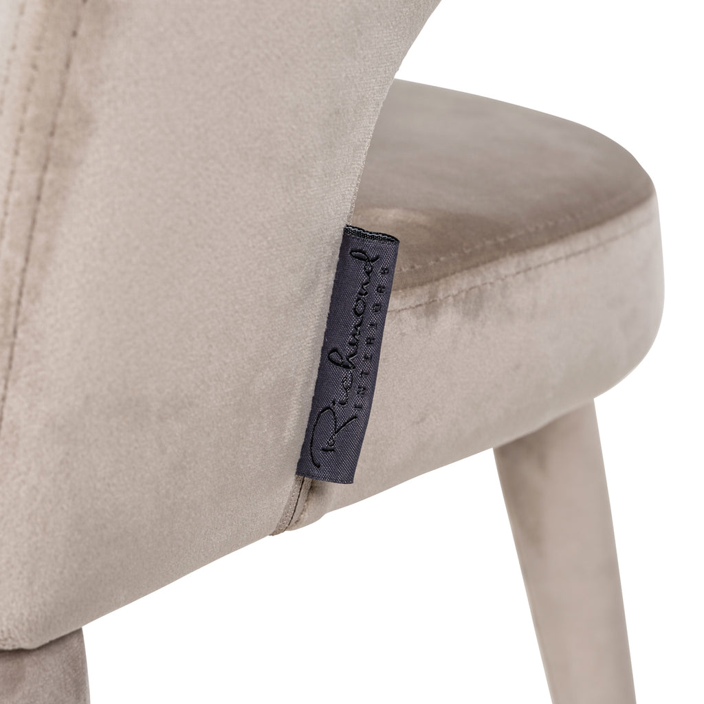 Esszimmerstuhl Gia khaki velvet fire retardant