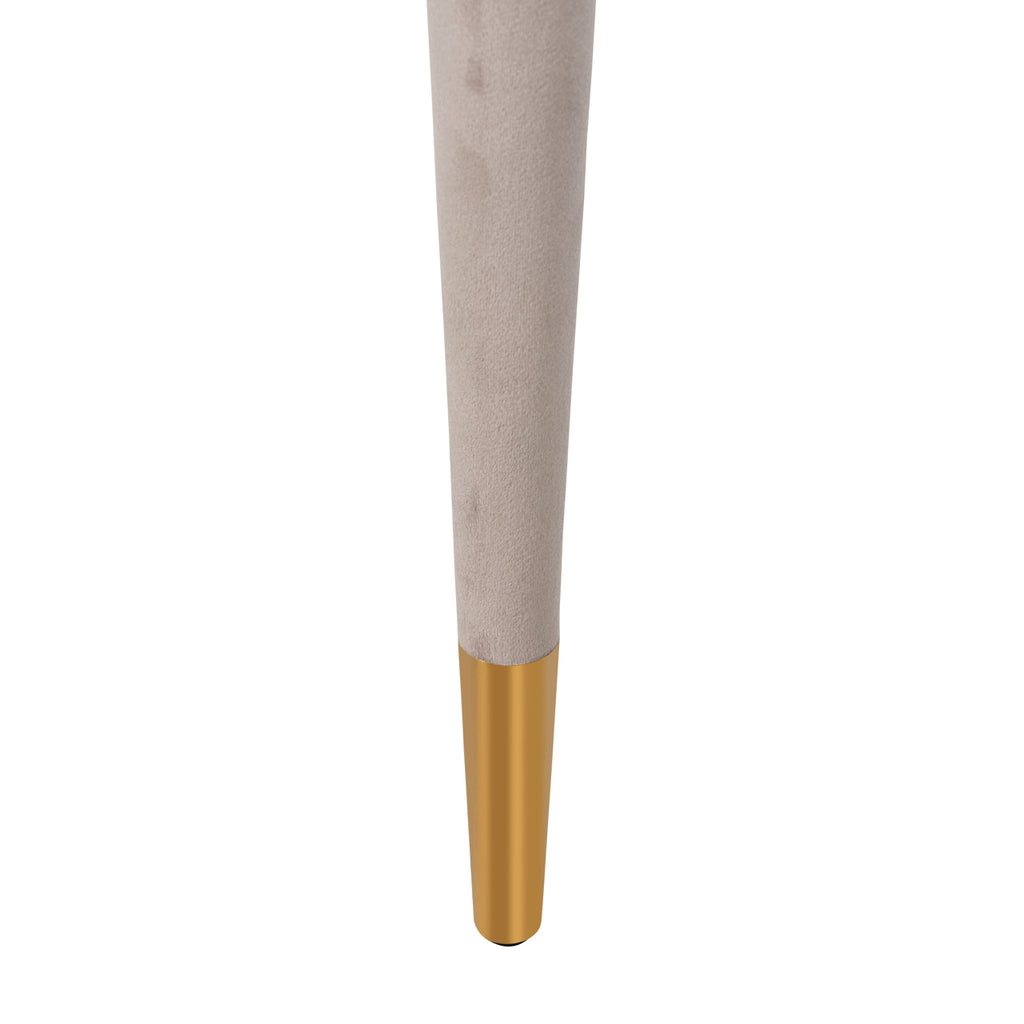 Esszimmerstuhl Gia khaki velvet fire retardant