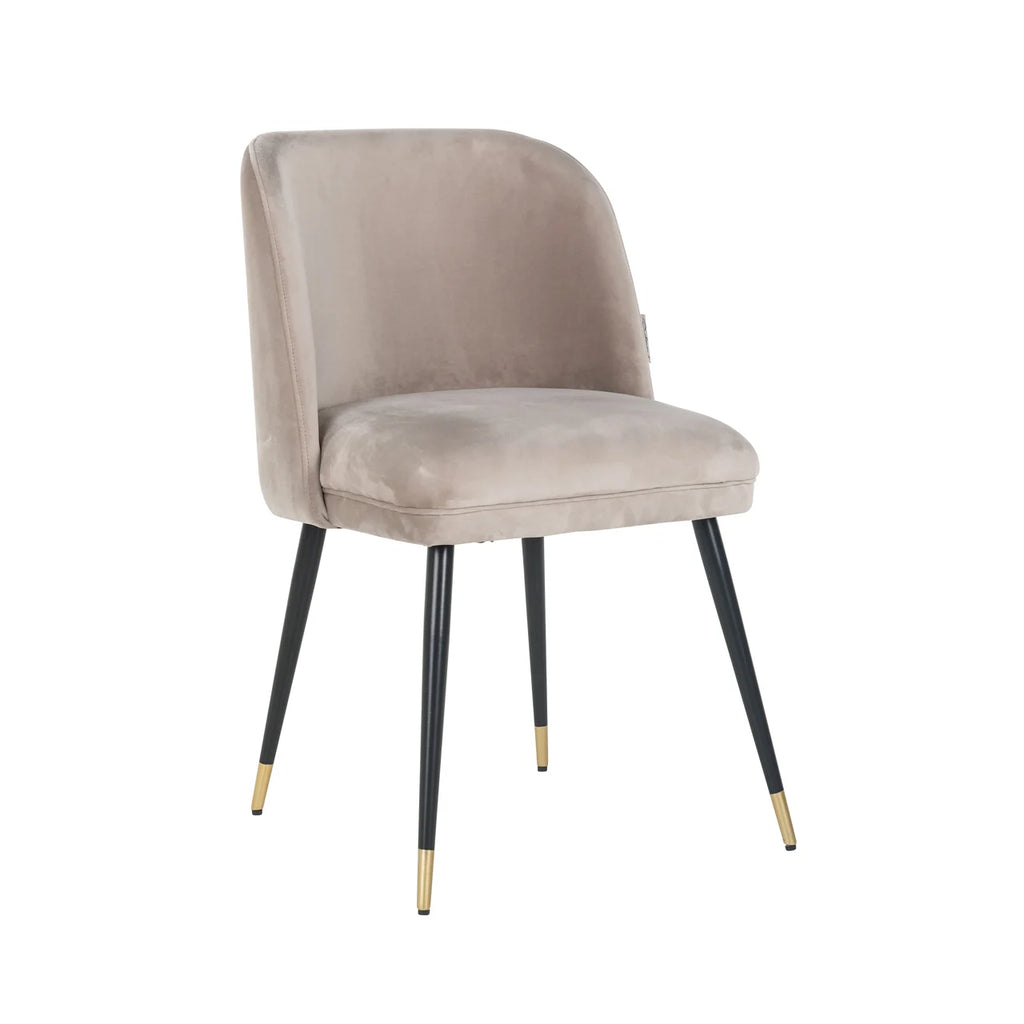 Esszimmerstuhl Alicia khaki velvet fire retardant
